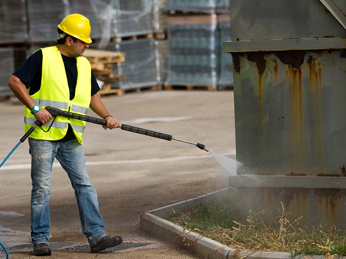 commercial pressure washing